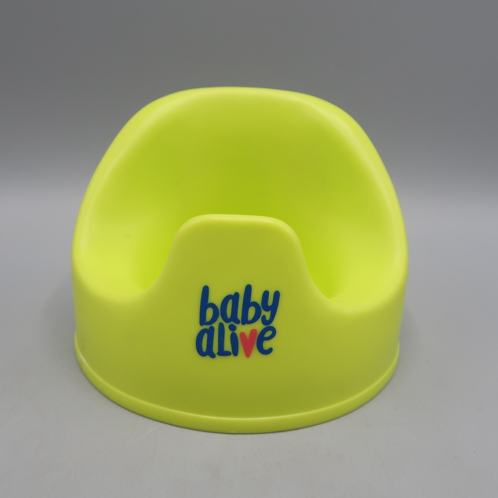 Hasbro Baby Alive Doll Potty Chair Lime Green Plastic Seat